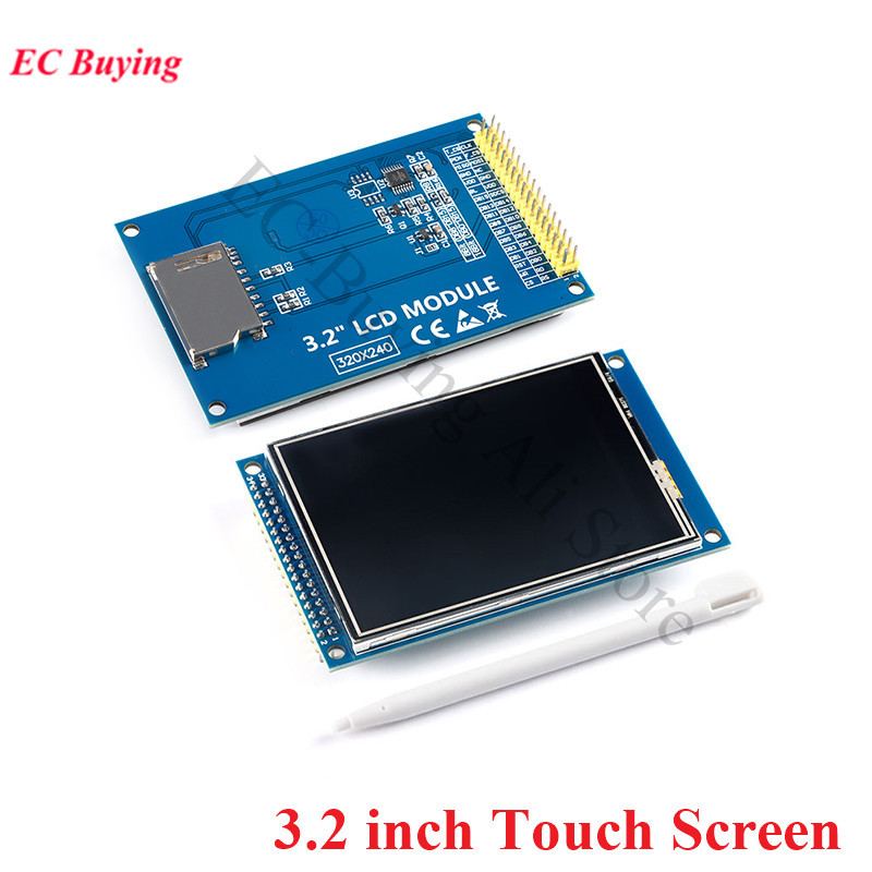 Mô-đun hiển thị màn hình cảm ứng LCD TFT màu 3,2 Inch 3,2 '' HD 320X240 ILI9341 8Bit / 16Bit Giao di