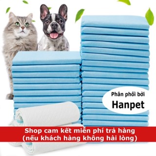 Lẻ 10 miếng- Miếng lót cho chó, mèo đi vệ sinh, tã giấy khay, lồng chuồng thú cưng, siêu thấm hút (b