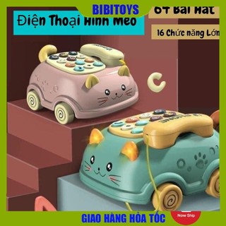  Đồ Chơi ô tô điện thoại hình con mèo cho bé