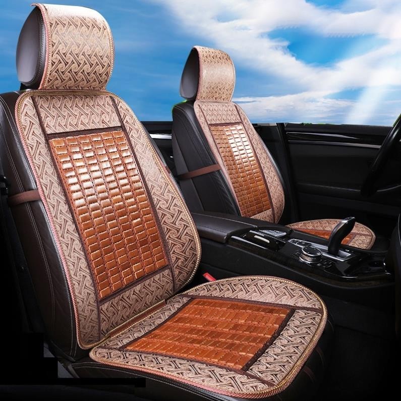 Lót ghế ô tô bằng tre trúc (1 chiếc) chống nóng chống mỏi lưng và thông thoáng khí cho ghế ô tô, bộ lót 1 chiếc