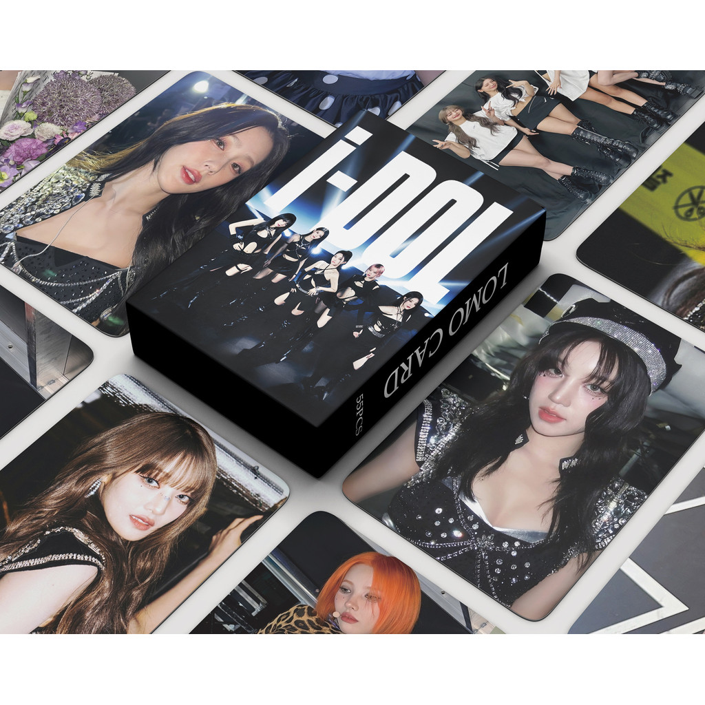 55 Chiếc (G) I-DLE I DOL Lomo Cards neverland Klaxon I SWAY 2nd Full Album single Wife Super Lady Fa