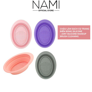  Chậu làm sạch cọ trang điểm Jary Slicone Makeup Brush Cleaning làm sạch nhanh chóng tiện lợi 