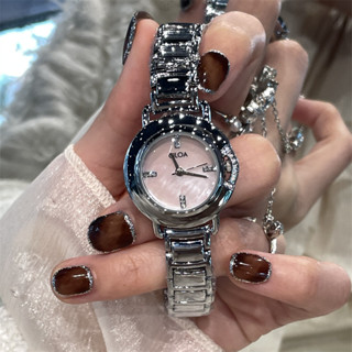 〖CILOA〗 Đồng hồ nữ phong cách CILOA Fresh Preppy Light Luxury Niche Art Ladies Mini Watch Đồng hồ hợp thời trang tinh tế nhỏ 604