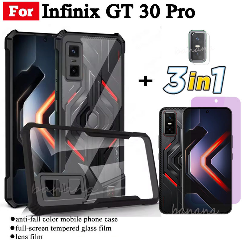 Ốp Điện Thoại Chống Sốc Infinix GT 30 Pro Cho Infinix GT30 Pro GT 30Pro Kính Cường Lực Và Ống Kính C