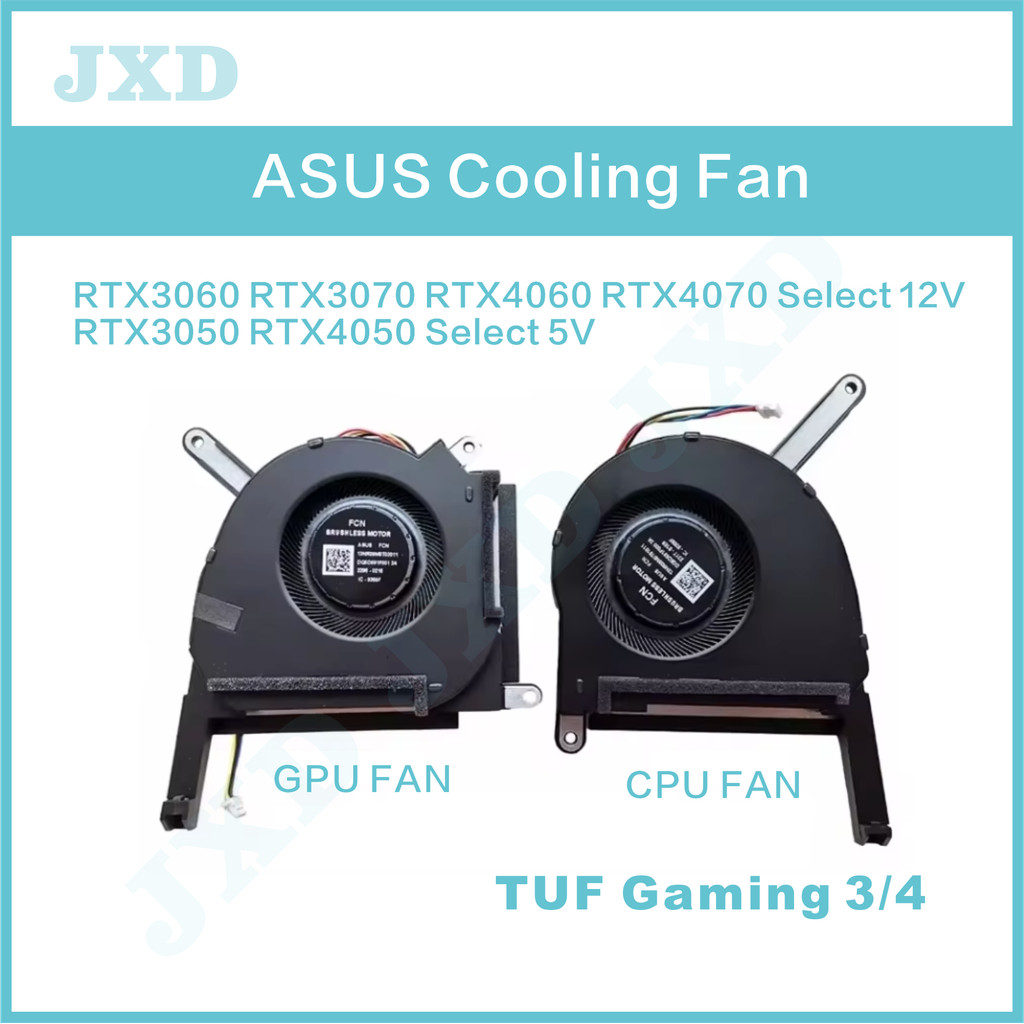 Laptop Mới CPU GPU Quạt Tản Nhiệt Làm Mát Cho ASUS 3 / 4 TUF Gaming F15 FX507Z FA507R FA707 TUF F15 