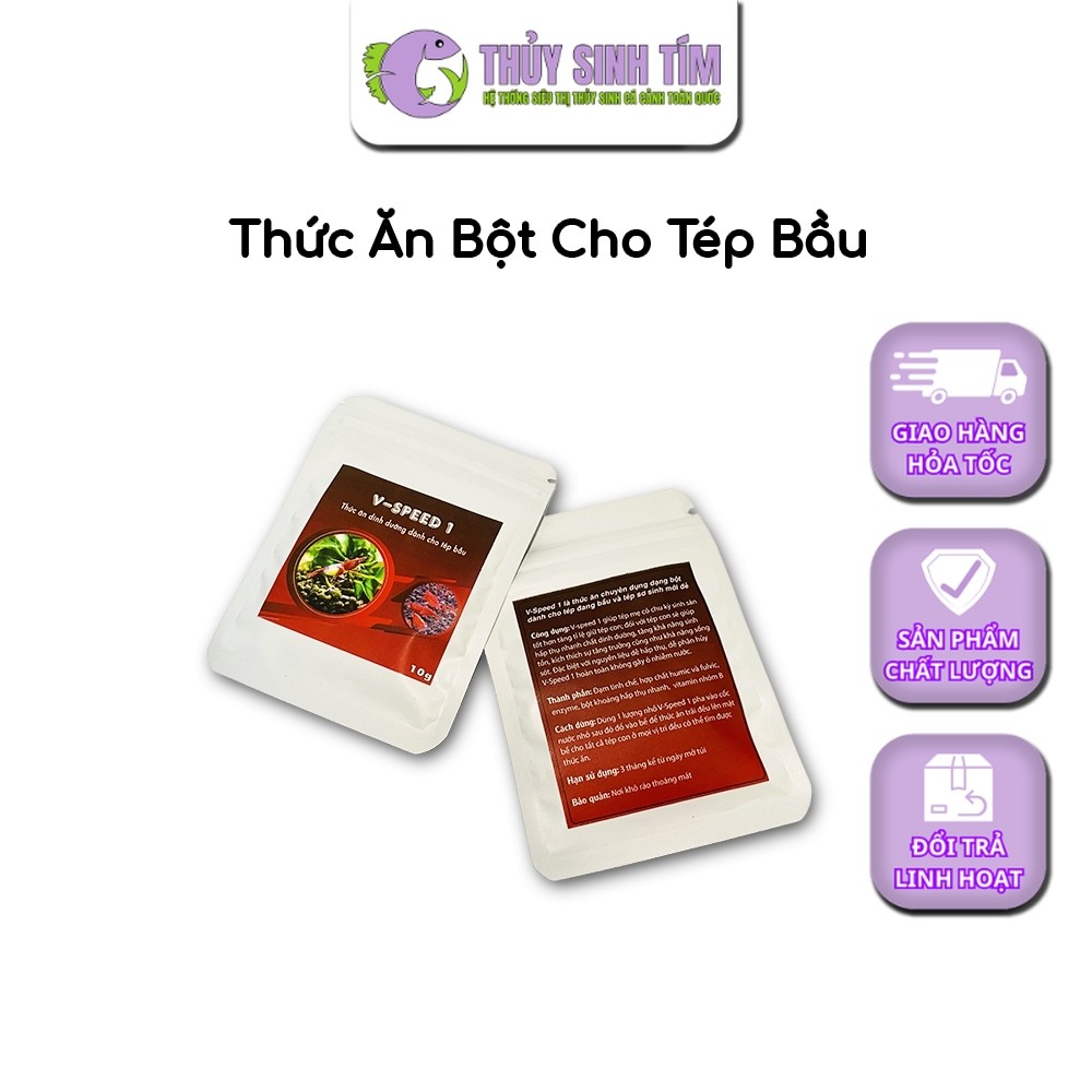 Thức Ăn Bột Cho Tép Bầu V-SPEED 1