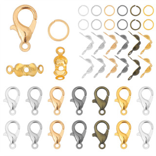 1 Bộ 80 Cái / gói Vật Liệu Trang Sức Nhảy Nhẫn / Móc & Móc / Kẹp Tôm Hùm Cho Đồ Trang Sức DIY Bộ Phụ Kiện