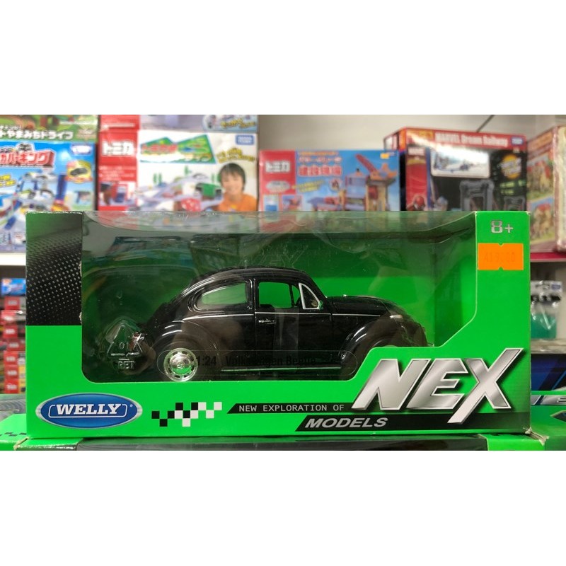 Mô hình xe Volkswagen Classic Beetle 1:24 Welly - 22436- Black
