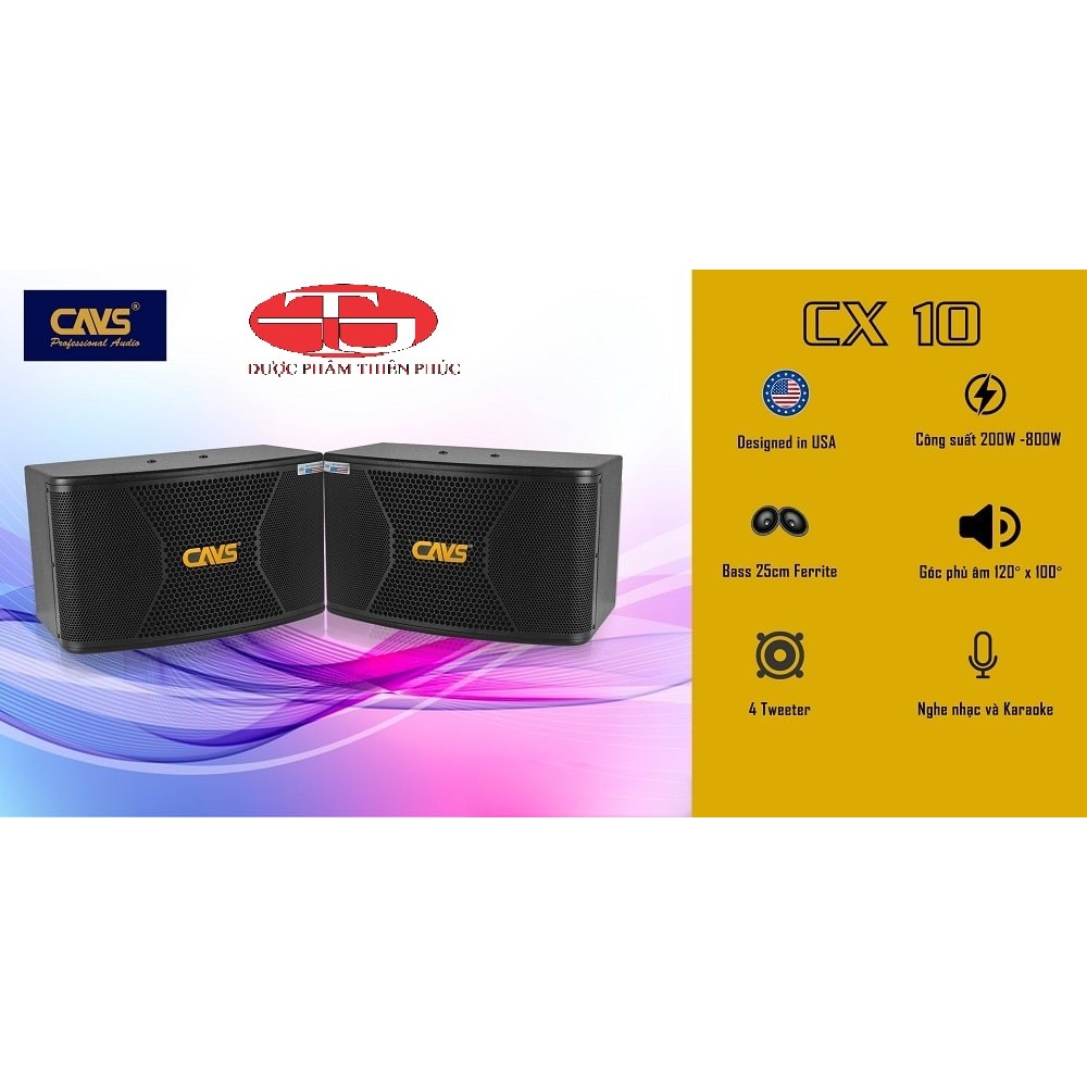 [HCM] LOA CAVS CX10 CHÍNH HÃNG - Hoàng Phúc audio