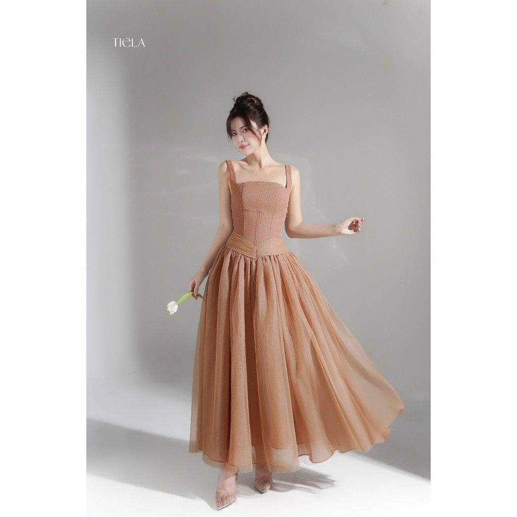 TIELA Đầm váy trơn dáng dài - Nancy Dress | BigBuy360 - bigbuy360.vn