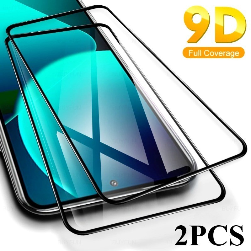 2 Miếng Dán Kính Cường Lực Cạnh Đen Cho Oukitel C58 C57s C57 C53 C51 C50 Pro HD Trong Suốt Chống Gla