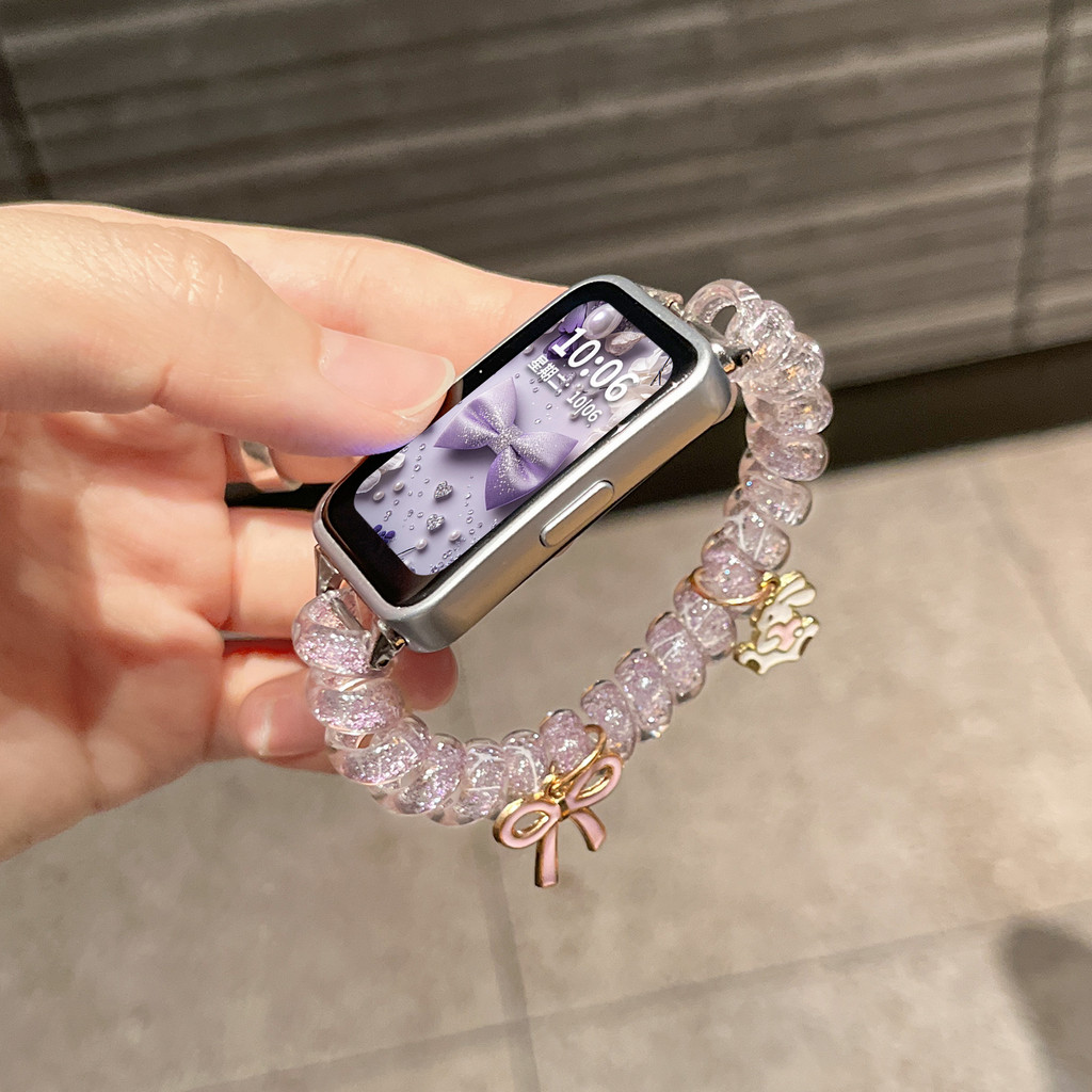 Dây Đàn Hồi Cho Huawei Smart Band 10 Band 9 Band 8 Vòng Tay Thông Minh Dây Điện Thoại Dây Thay Thế D