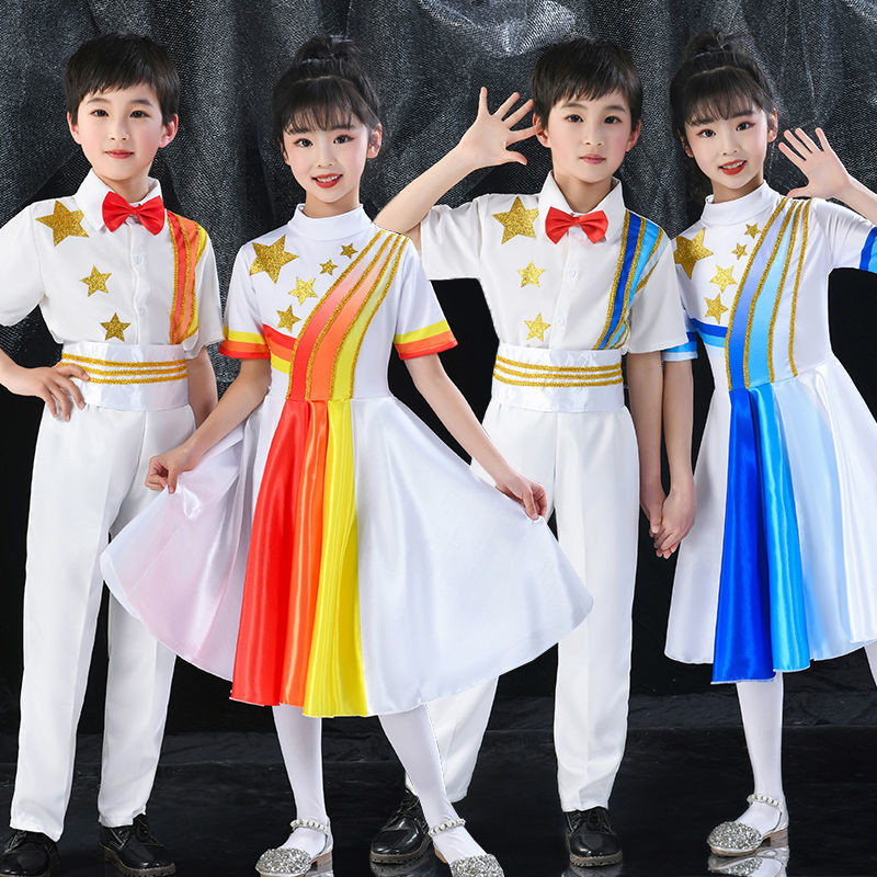 Buwan ng wika trang phục cho bé trai buwan ng wika trang phục cho bé gái 2025 Trang phục biểu diễn t