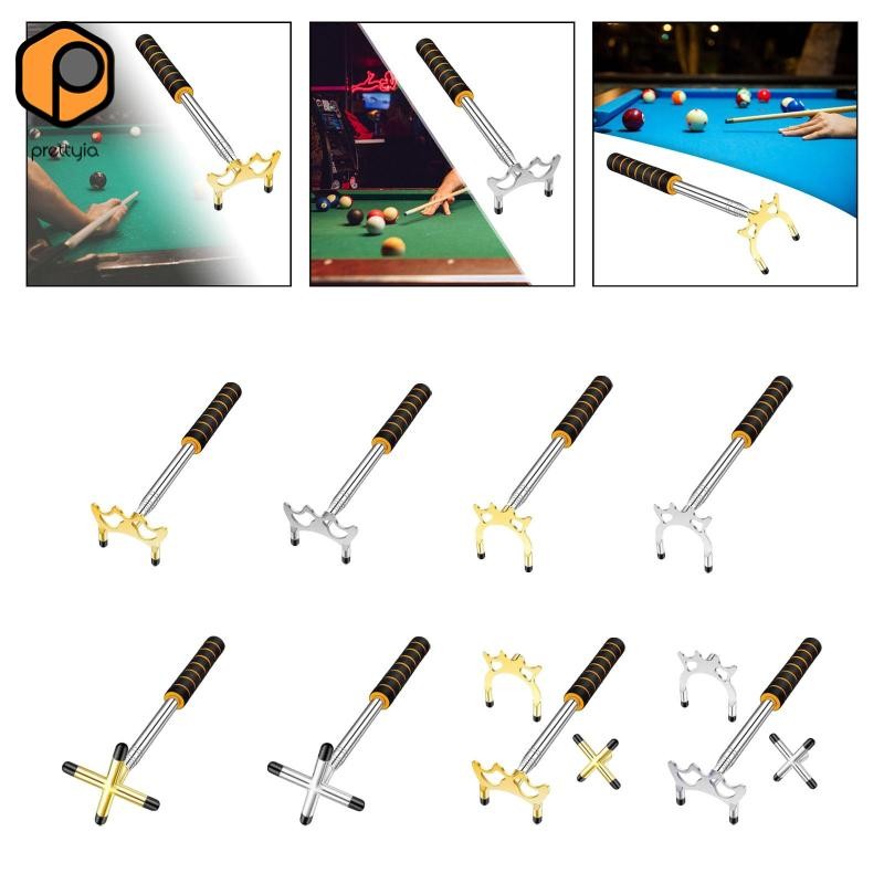 Prettyia Bida Bể Cue Stick Cầu Bi-a Cue Bridge Head, Giá đỡ Snooker Pool Cue Rack, dành cho Câu lạc 