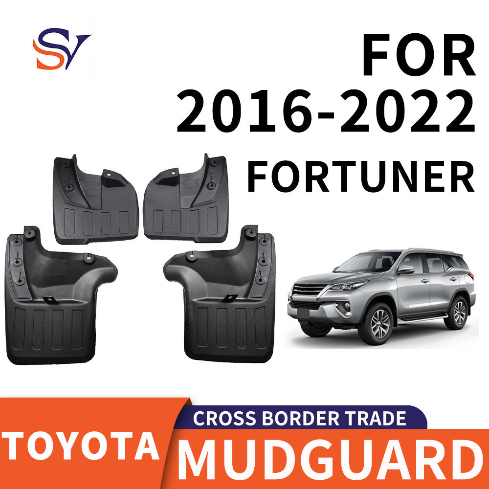 Thích hợp cho 2016-2022Toyota FORTUNER Lốp xe Fender PP Chất liệu cao su mềm