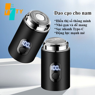 YYTY Máy Cạo Râu Mini Đa Năng,Màn hình led thông minh, chống thấm nước và di động,Lưỡi dao hợp kim chống gỉ