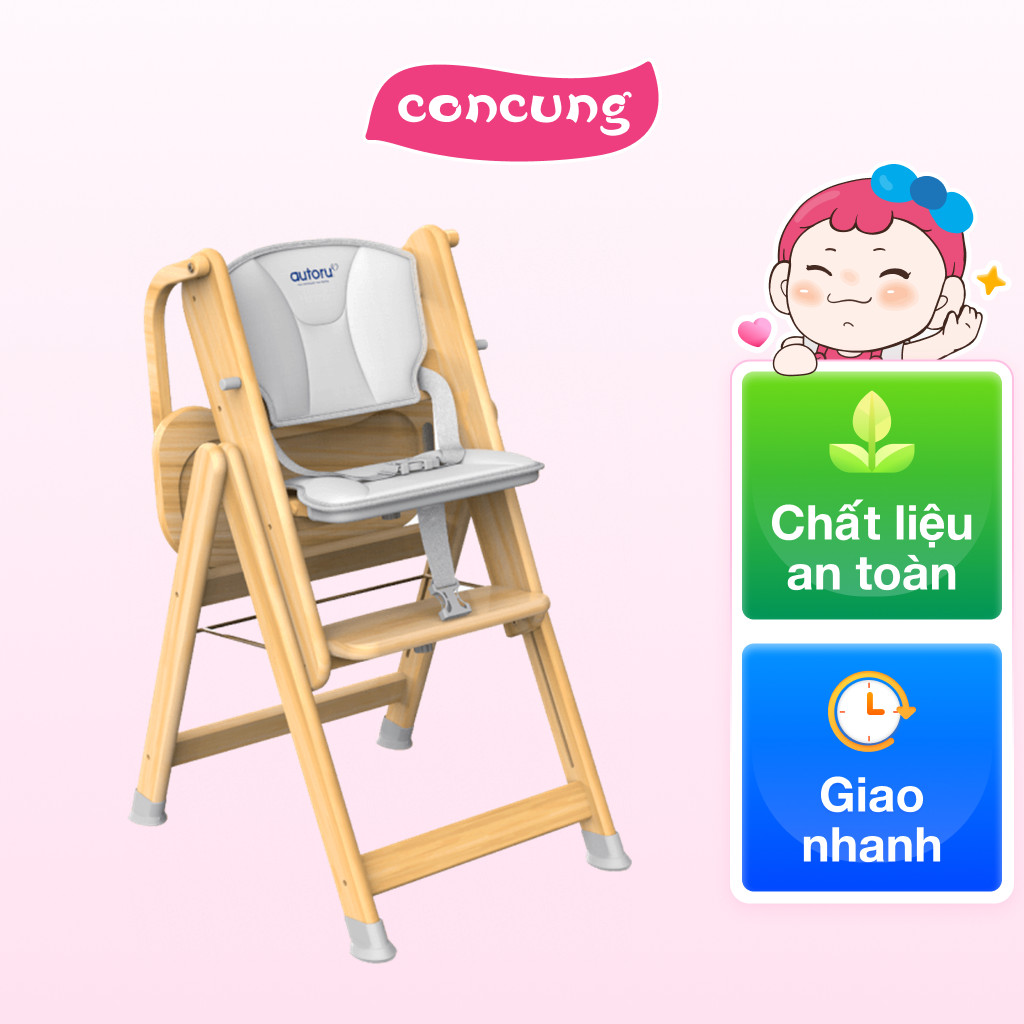 Ghế gỗ cho bé H1 (new model)