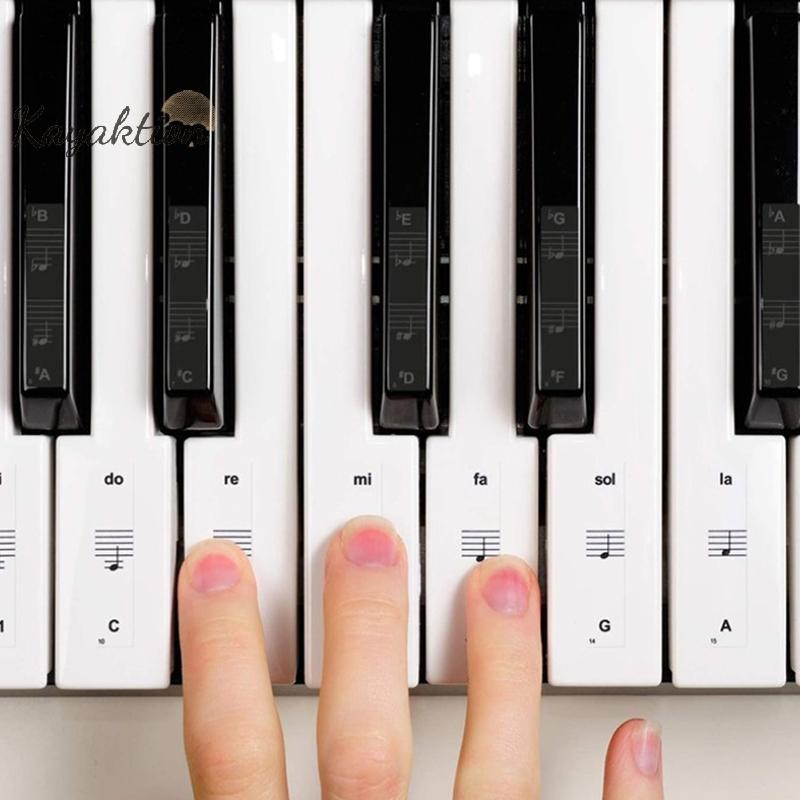 Kayaktion 54 / 61 / 88 Phím Đàn Piano Dán Trong Suốt Bàn Phím Đàn Piano PVC Miếng Dán Đàn Piano Stav