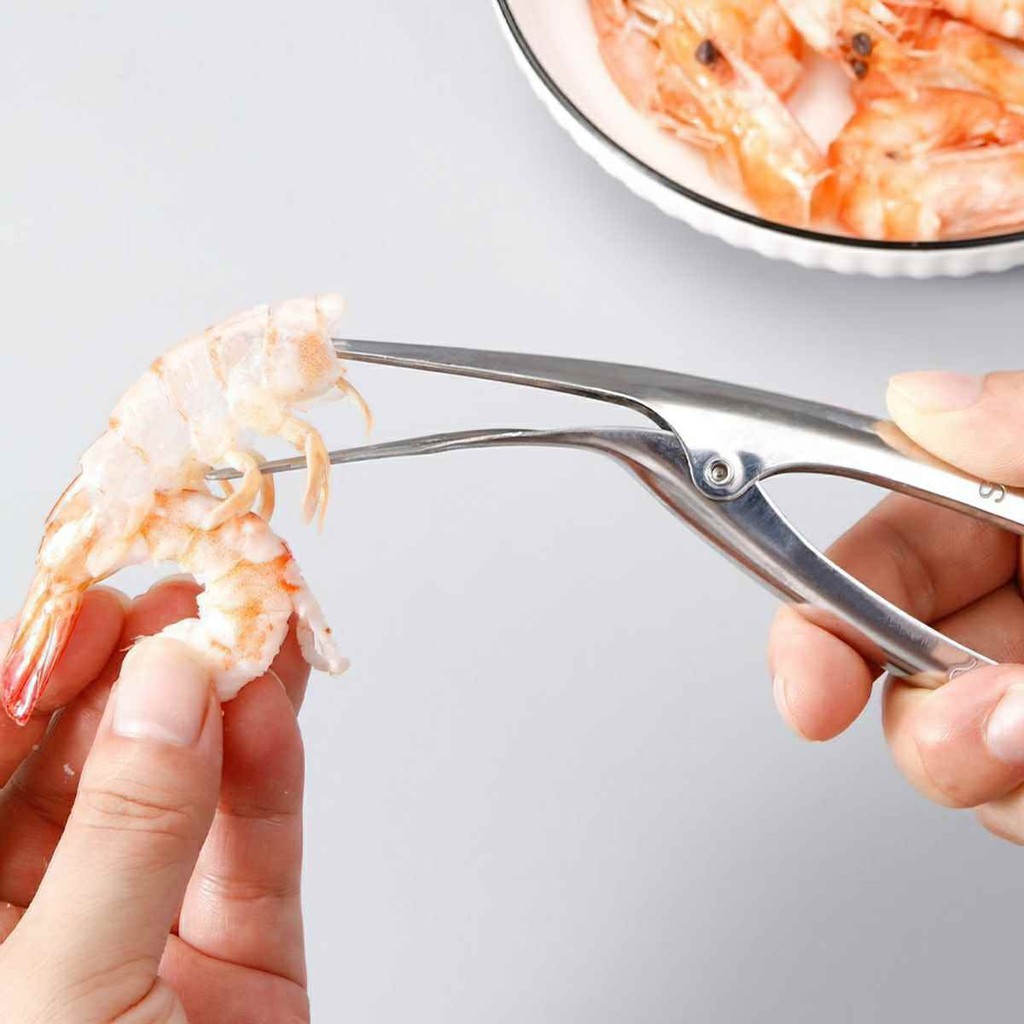 Dụng Cụ Lột Vỏ Tôm Bằng Thép Không Gỉ  MU888