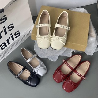  Giày bệt nữ mũi tròn dây đeo khóa Mules thời trang LuxyShoes LX200 