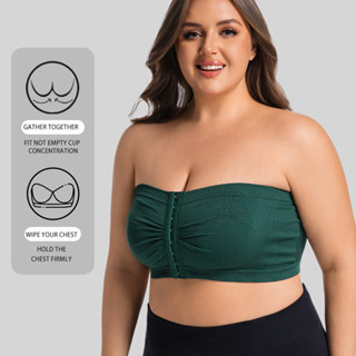  S-6XL Áo Ngực Một Mảnh Cho Nữ Không Dây Thoáng Khí Gợi Cảm và Chống Chảy Xệ 