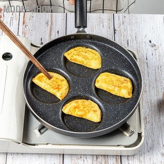 ModernHome Chảo chiên trứng 4 cốc Đa chức năng ngăn ngừa dính thậm chí làm nóng bằng nhôm tráng cho bếp gas và các dụng cụ nấu khác
