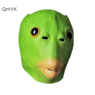 Nhà Máy Thời Trang Halloween Đầu Cá Xanh Quái Vật Mặt nạ Đồ Chơi Điêu Khắc Cát Chơi Lạ Xanh Đầu Cá QrhYK