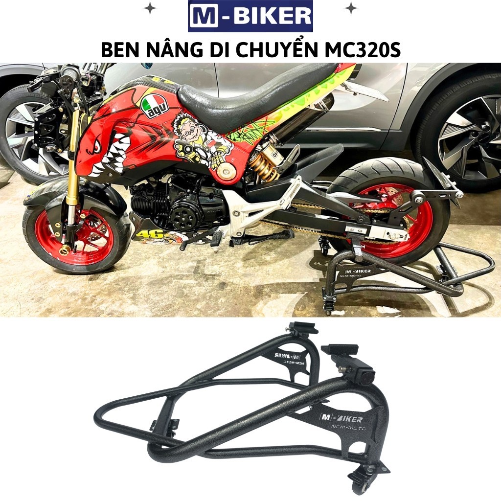 𝐌𝐁𝐢𝐤𝐞𝐫_ Ben nâng xe, ben nâng di chuyển xe, ben nâng  mbiker, xe dưới 270cc, phụ kiện xe máy mbiker