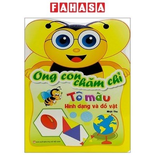 Sách ong con chăm chỉ - tô màu hình dạng và đồ vật