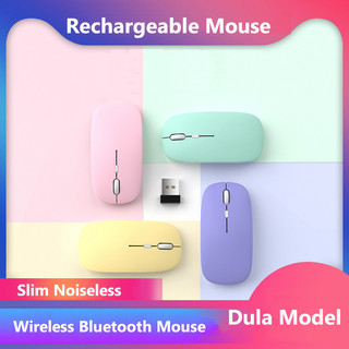  Chuột Bluetooth Không Dây Sạc Cho Xiaomi Poco Pad 12.1 Inch 2024 6S Pro 12.4 6 5 Pro 11inch Cho Redmi Pad 10.61 Inch SE 11 Slim Noiseless Dula Model Chuột Không Dây 
