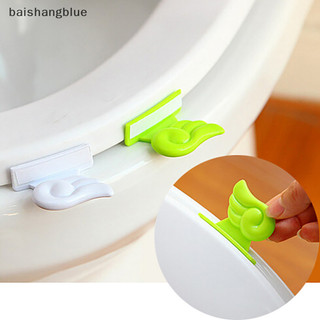 Baishangblue Nắp Bồn Cầu Thiết Bị Lifg Giá Đỡ Mịn Cánh Dễ Thương Bền Vệ Sinh Bằng Tay Đồ Dùng Ghế Nhà Vệ Sinh Nắp Nâng Clam BHB
