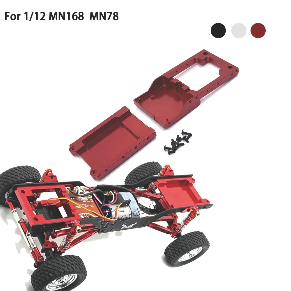 Dầm khung cố định servo lái bằng kim loại cho MN 1/12 mn78 mn168 Phụ Kiện Bộ phụ kiện nâng cấp Kim L