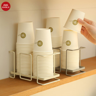 Hộp đựng cốc giấy DANLE Dụng cụ nhặt cốc dùng một lần Kệ đựng cốc sắt rèn
