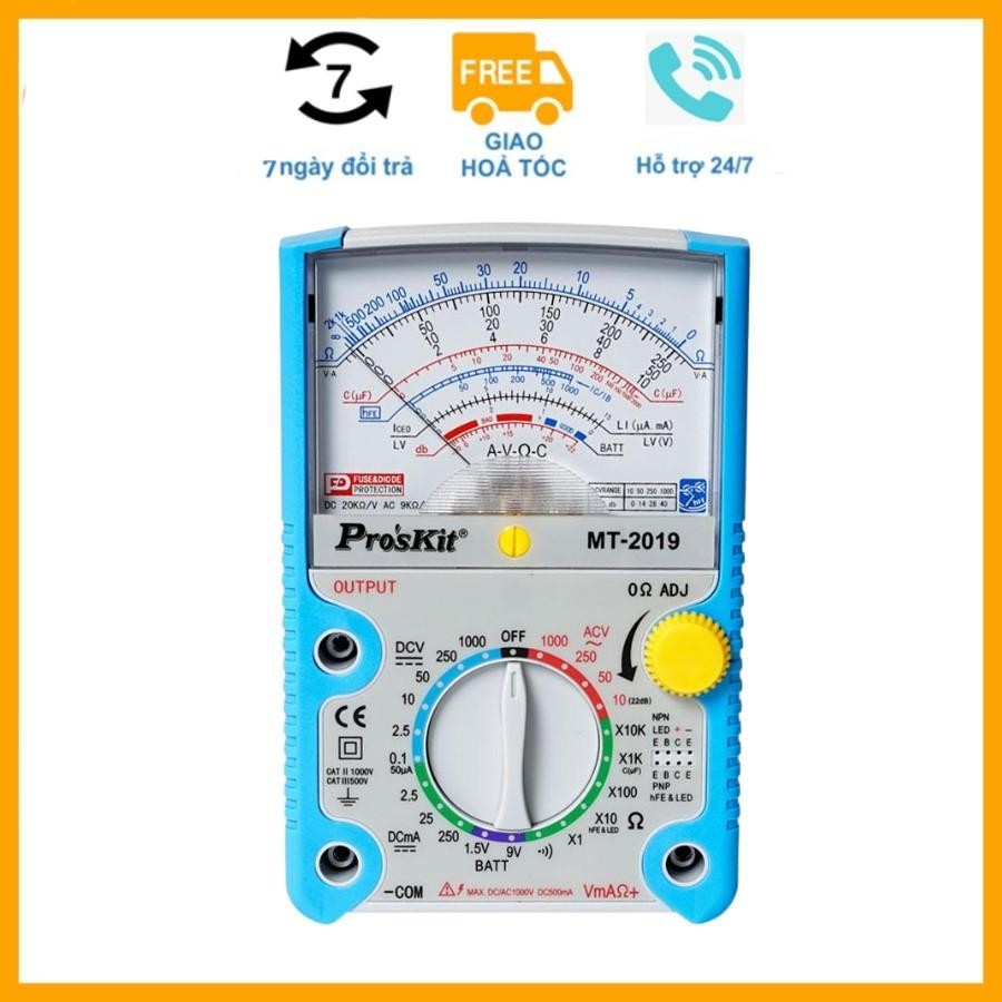 Đồng Hồ Đo Điện Vạn Năng Proskit MT-2019, MT-2017