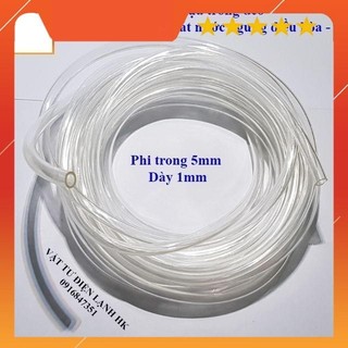 Ống dây tuy ô lắp phao máy giặt, máy bơm điều hoà thoát nước ngưng điều hòa, .. Dây Tio ty ô nhựa trong
