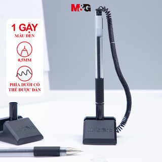 M&G Bút để bàn màu đen 0,5mm Bút trung tính xoay 180 độ AGPA5201 Bút đầu đạn 