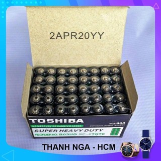 [FreeShip] Pin đũa AAA than Toshiba, pin AA dùng cho  điều khiển, đồ chơi