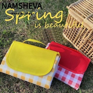 NAMSHEVA dã ngoại, Thảm đi biển di động có thể gập lại, Chăn cắm trại dày chống ẩm chống thấm nước