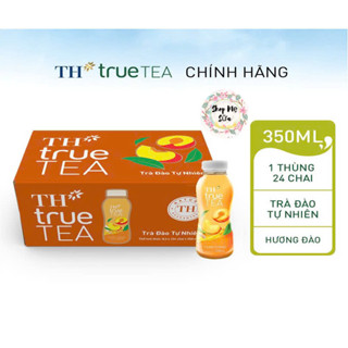 Trà Đào tự nhiên TH True Tea 🔆dung tích 350ml thùng 24 chai hàng có sẵn, Chính hãng
