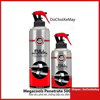 MEGACOOLS FULL PENETRATE 300ml 500ml Rửa sên, phá sét, chống ăn mòn, chống oxi hóa, dầu chống rỉ chính hãng. DoChoiXeMay