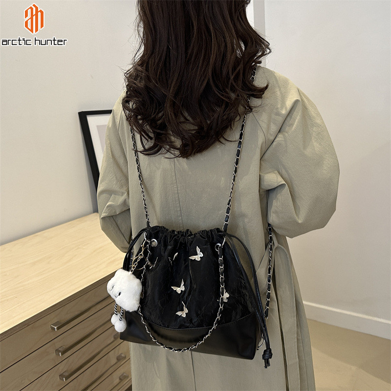 Arctic Hunter Casual niche xô xích ba lô bướm sinh viên cao cấp