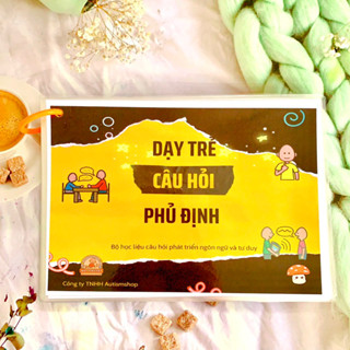 [Autismshop]Học liệu dạy trẻ câu hỏi phủ định