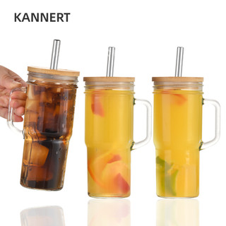 Cốc thủy tinh rơm 24oz Quà tặng văn phòng tại nhà