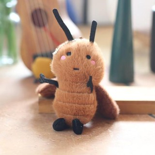 Gấu bông Tiểu Cường ngộ nghĩnh, Móc khóa trang trí balo cặp sách, Gấu bông biểu cảm đáng yêu, Qùa tặng ý nghĩa