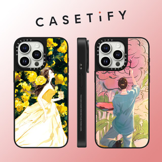 Casetify Hoa Tranh Sơn Dầu Cô Gái Gương Mặt Ốp Lưng Điện Thoại Cho iPhone 15 Pro Max 14 Plus 13 ProMax 12 12Pro 11 Vỏ Bảo Vệ Cứng Điện Thoại Chống Sốc