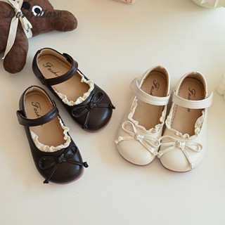  Doris Nhật Ký Giày Da Trẻ Em Xuân Thu Mới Phiên Bản Hàn Quốc Đa Năng Cung Giày Công Chúa Bé Gái Đế Mềm Giày Thường Ngày 