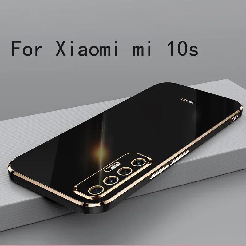 Dành Cho Xiaomi mi 10s Ốp Lưng TPU Mềm Cho Xiaomi mi 10s Vỏ Bảo Vệ Camera Chống Vân Tay Chất Lượng C