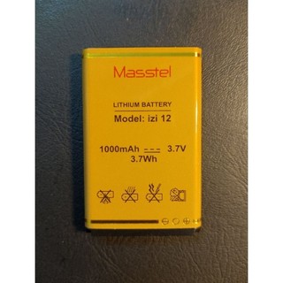 Pin Masstel Izi 12 - Hàng chính hãng - Bảo hành 6 tháng - Dung lượng 1000 mAh