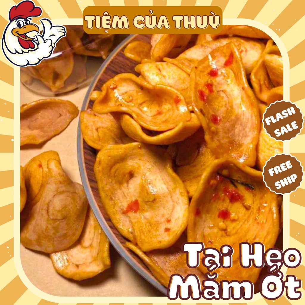 500G Bánh Tai Heo Mắm Ớt Nhí Vị Mắm Hành, Bánh Tai Heo Truyền Thống, Tiệm ăn vặt Thuỳ Bùi