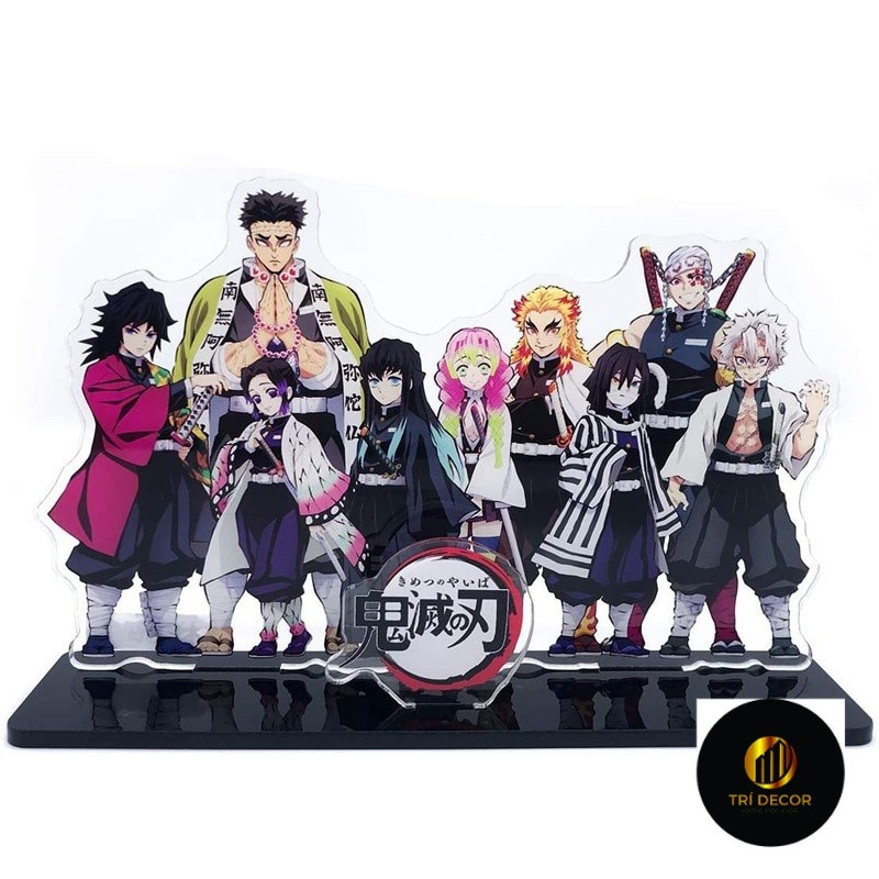 Mô hình Standee Thanh Gươm Diệt quỷ Các TRỤ CỘT Rengoku Uzui Muichirou Shinobu Mitsuri Obanai Sanemi